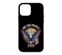 Carcasa para iPhone 12 Mini Nosotros el Pueblo Christian Eagle America 250 años una nación