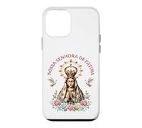 Carcasa para iPhone 12 Mini Nossa Senhora de Fátima Floral Católica