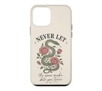 Carcasa para iPhone 12 Mini Nunca Dejes Que la Misma Serpiente te muerda Dos Veces Serpent Rose