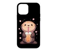 Carcasa para iPhone 12 Mini Nutria Boba Tea Bubble Tea Anime Kawaii