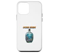 Carcasa para iPhone 12 Mini Océano Dentro Botella Arte Vida Marina Espiral Escena