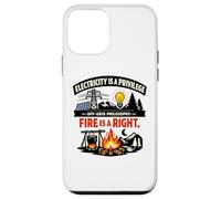 Carcasa para iPhone 12 Mini Off Grid Filosofía Fogata Divertido Homestead Humor