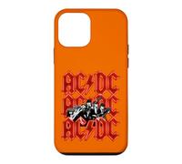 Carcasa para iPhone 12 Mini Oficial AC/DC Angus and Brian Red Lightning Logo Rock Band