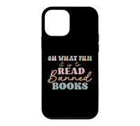 Carcasa para iPhone 12 Mini Oh What Fun it is to Read Banned Books and Coffee Fight Evil