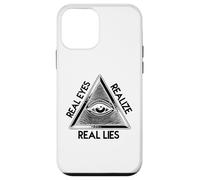 Carcasa para iPhone 12 Mini Ojo Que Todo lo ve - 'Los Ojos Reales se Dan Cuenta de la pirámide de mentiras Reales