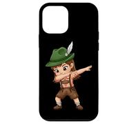 Carcasa para iPhone 12 Mini Oktoberfest Dabbing Girl Lederhosen Beer Dirndl bávaro