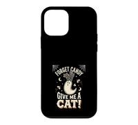 Carcasa para iPhone 12 Mini Olvídate de Candy Give Me A Cat Ghost Halloween Retro