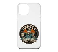 Carcasa para iPhone 12 Mini ON Back Dad Tax Asegurándose de Que no Sea Veneno Esqueleto papá impuesto