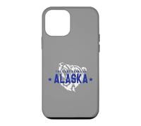 Carcasa para iPhone 12 Mini Oso de Alaska Alaska La Última Frontera Vintage Retro