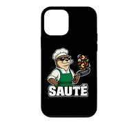 Carcasa para iPhone 12 Mini Otter Chef Salteado Cocinando Gráfico Animal