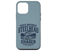 Carcasa para iPhone 12 Mini Pacific Northwest Steelhead Chaser Fishing PNW Trout Angler