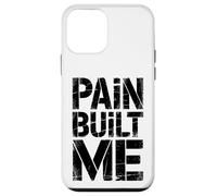 Carcasa para iPhone 12 Mini Pain Built me Frase Motivacional Aspecto Usado