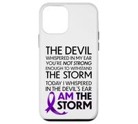 Carcasa para iPhone 12 Mini Pancreatic Cancer Warriors I Am The Storm and I Will Survive