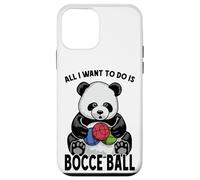 Carcasa para iPhone 12 Mini Panda Bocce Ball, Todo lo Que Quiero Hacer es un Lindo y Divertido Jugador de Osos