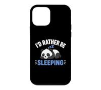 Carcasa para iPhone 12 Mini Panda Sleep Funny Nap Humor Lazy I'D Rather Be Sleeping