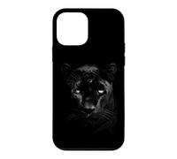 Carcasa para iPhone 12 Mini Panther Wild Black Cat Portrait Africa Animal