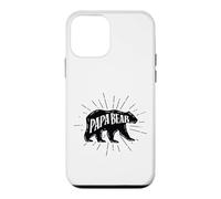 Carcasa para iPhone 12 Mini Papa Bear Vintage Sunburst Dad Daddy Papo Fathers Day