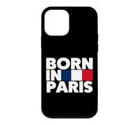 Carcasa para iPhone 12 Mini Parisian, J'aime Paris, Born in Paris Illustration Graphic