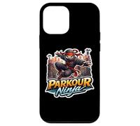Carcasa para iPhone 12 Mini Parkour Ninja Lover Master Cita Divertida Diciendo Eslogan Frase