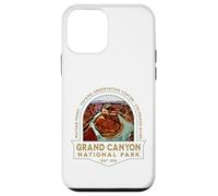 Carcasa para iPhone 12 Mini Parque Nacional del Gran Cañón Arizona USA Rutas de Senderismo Retro