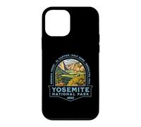 Carcasa para iPhone 12 Mini Parque Nacional Yosemite California USA Retro Senderismo Camping