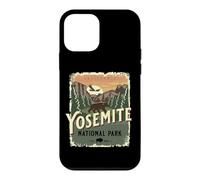 Carcasa para iPhone 12 Mini Parque Nacional Yosemite California USA Vintage Travel Design