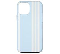 Carcasa para iPhone 12 Mini Pastel Blue Vertical Striped Pattern Cool Lines