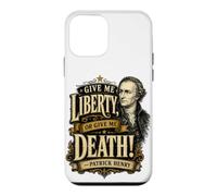 Carcasa para iPhone 12 Mini Patrick Henry Give Me Liberty or Death Cita histórica
