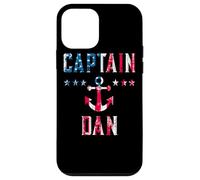 Carcasa para iPhone 12 Mini Patriótico Capitán Dan Vintage Bandera de Estados Unidos 4 de Julio
