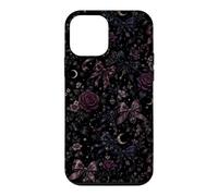 Carcasa para iPhone 12 Mini Patrón de Luna botánica Vintage con diseño Floral, Estilo Bow Coquet