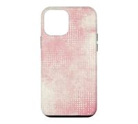 Carcasa para iPhone 12 Mini Patrón Retro Vintage Rosa y Crema Envejecido