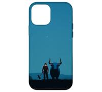 Carcasa para iPhone 12 Mini Paul Bunyan y Babe el Buey Azul