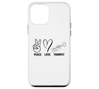 Carcasa para iPhone 12 Mini Paz Amor Trompeta Orgulloso Hombres Mujeres Trompetista