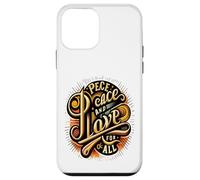 Carcasa para iPhone 12 Mini Paz y Amor para Todos los Corazones pacíficos El Amor Nos UNE a Todos