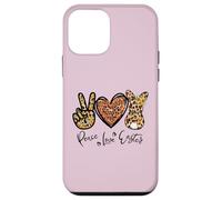 Carcasa para iPhone 12 Mini Peace Love Easter Bunny For Women with Sunflower and Rabbit