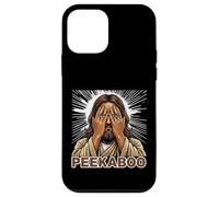 Carcasa para iPhone 12 Mini Peekaboo Jesus Meme Funny Christian Faith Funny Jesus Humor
