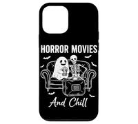 Carcasa para iPhone 12 Mini Películas de Terror y frío Esqueleto Divertido Fantasma Noche de Terror