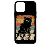 Carcasa para iPhone 12 Mini Peluda y descubre Angry Kitty Sarcástico Amante de los Gatos