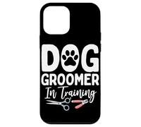 Carcasa para iPhone 12 Mini Peluquero de Perros en Entrenamiento de Aseo de Perros