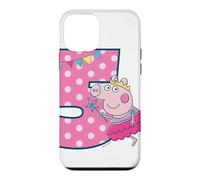 Carcasa para iPhone 12 Mini Peppa Pig 5 Cumpleaños