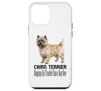 Carcasa para iPhone 12 Mini Perro Cairn Terrier desenterrando Problemas Desde el Primer día Mascota