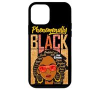 Carcasa para iPhone 12 Mini Phenomenally Black Girl Magic Melanin Love Mujeres Niñas Mamá