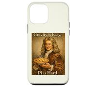 Carcasa para iPhone 12 Mini Pi Day Gravity is Easy Pi es difícil Divertido Newton Science Pun