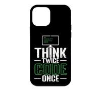 Carcasa para iPhone 12 Mini Piensa Dos Veces código una Vez