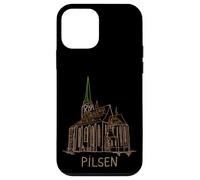 Carcasa para iPhone 12 Mini Pilsen Chequia - Recuerdo de Viaje de Ciudad histórica