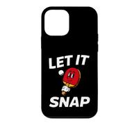 Carcasa para iPhone 12 Mini Ping Pong Table Tennis Let It Snap Retro Paddle