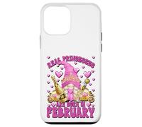 Carcasa para iPhone 12 Mini Pink GNOME For Women Real Princesses Are Born In February