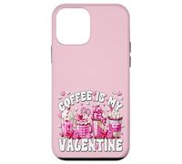 Carcasa para iPhone 12 Mini Pink Latte Love Coffee Is My Valentine For Women Single Mom