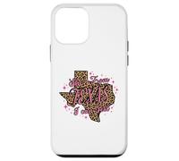 Carcasa para iPhone 12 Mini Pink Leopard Ella es de Texas I Can Tell