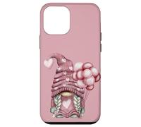 Carcasa para iPhone 12 Mini Pink Valentines Balloons For Women with Cute Love GNOME